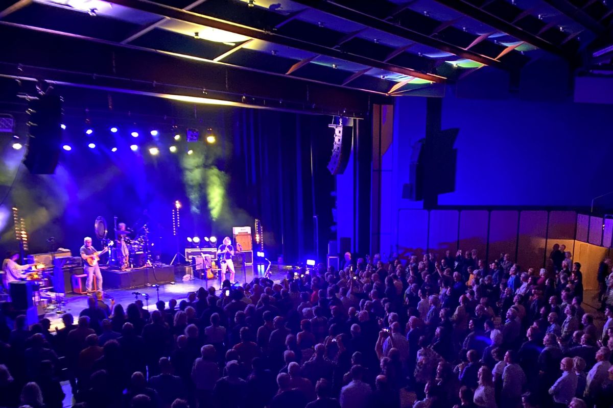 Futuristische Bildschirmrwand